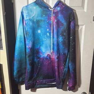 Galaxy Print Hoodie